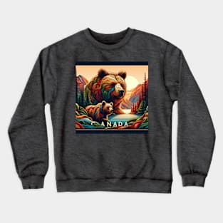 Grizzly Bears Canada. Crewneck Sweatshirt